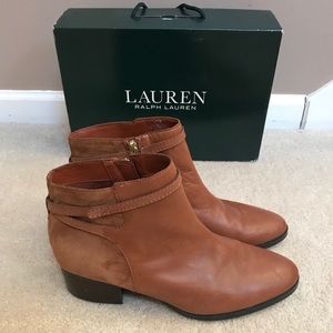 Ralph Lauren Leather Ankle Boots